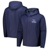 Tennessee Titans Dunbrooke Tropic Waterproof Packable Full-Zip Hoodie Jacket - Navy for sale