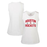 Houston Rockets Levelwear Women's Macy Tank Top - White sale