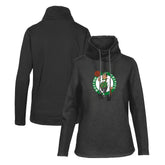Boston Celtics Levelwear Women's Loop Core Funnel Neck Pullover Sweatshirt - Black discount