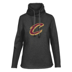 Cleveland Cavaliers Levelwear Women's Loop Core Funnel Neck Pullover Sweatshirt sale - Black discount