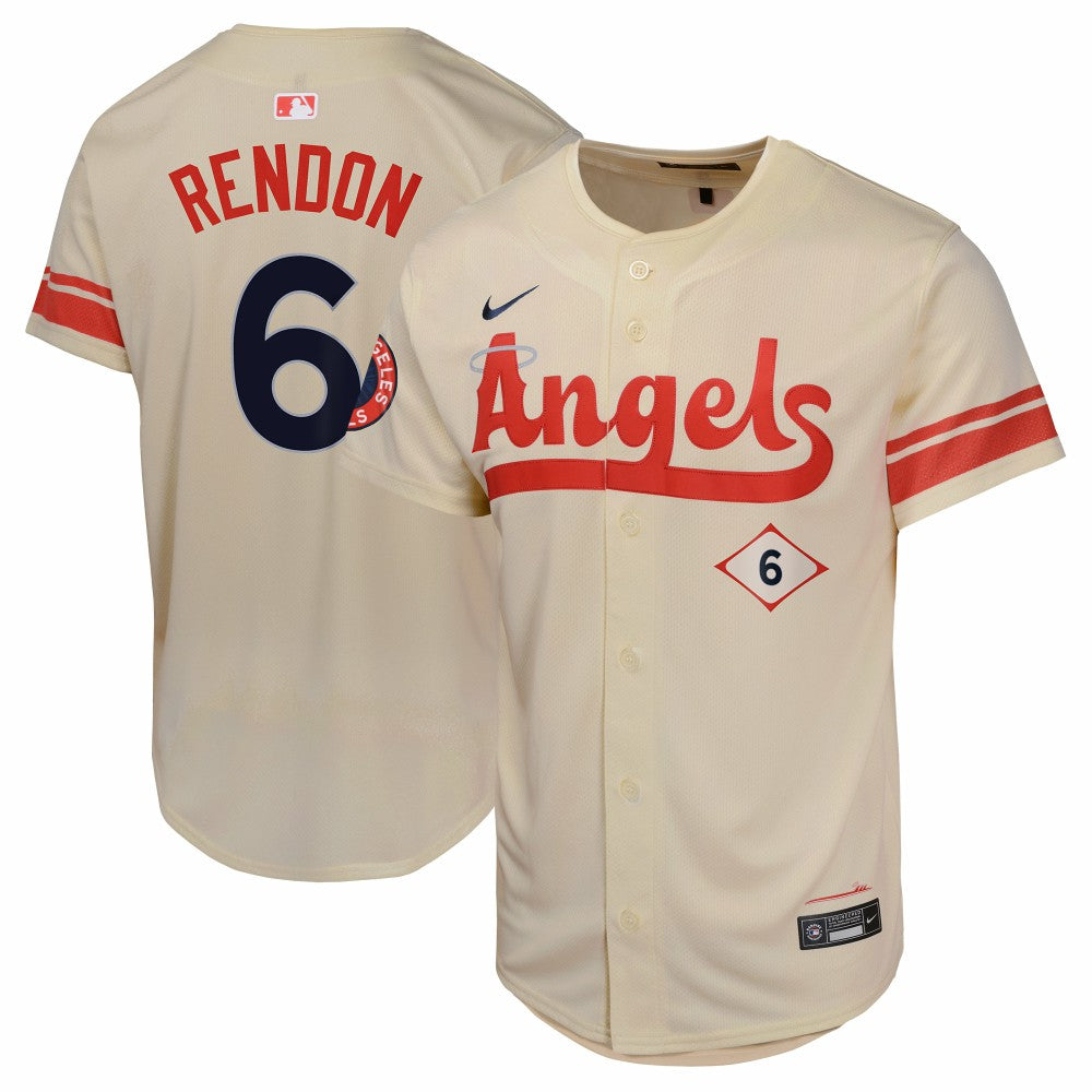 Anthony Rendon Los Angeles Angels Youth City Connect Limited Player Jersey - Cream | Nike