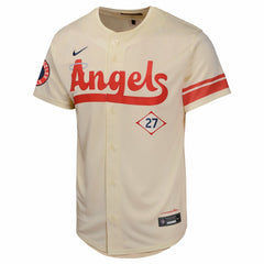 Mike Trout Los Angeles Angels Youth City Connect Limited Player Jersey - Cream | Nike