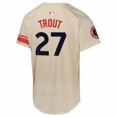 Mike Trout Los Angeles Angels Youth City Connect Limited Player Jersey - Cream | Nike