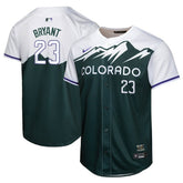 Kris Bryant Colorado Rockies Youth City Connect Limited Player Jersey - Green | Nike