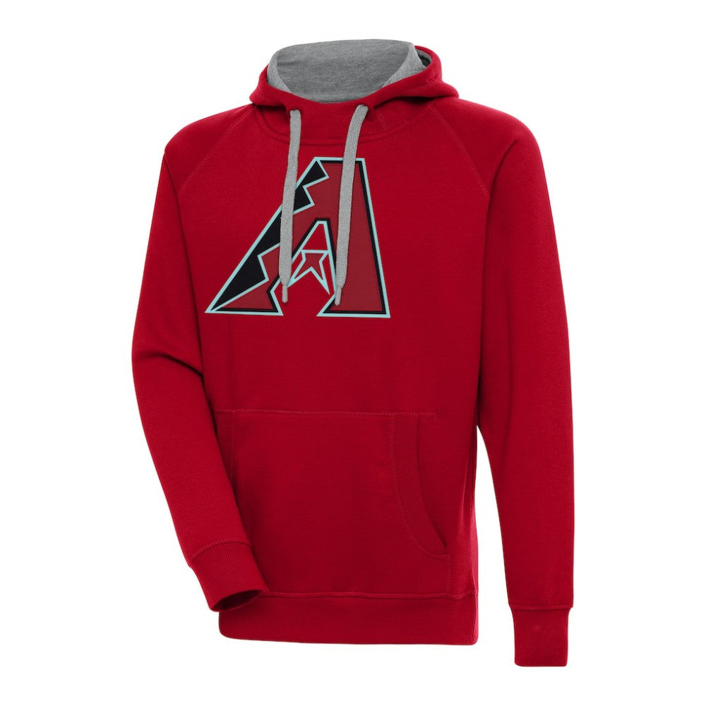 Arizona Diamondbacks Antigua Victory Pullover Hoodie - Red