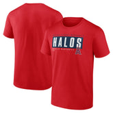 Los Angeles Angels Blocked Out T-Shirt - Red