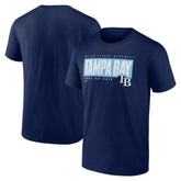Tampa Bay Rays Blocked Out T-Shirt - Navy