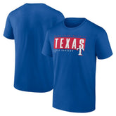 Texas Rangers Blocked Out T-Shirt - Royal