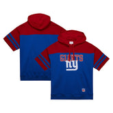 New York Giants Off Field Vintage Logo Short Sleeve Pullover Hoodie - Royal sale