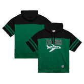 New York Jets Off Field Vintage Logo Short Sleeve Pullover Hoodie - Kelly Green cheap