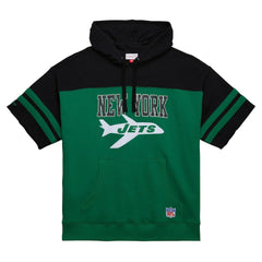 New York Jets Off Field Vintage Logo Short Sleeve Pullover Hoodie - Kelly Green cheap