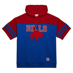 Buffalo Bills Off Field Vintage Logo Short Sleeve Pullover Hoodie - Royal on sale