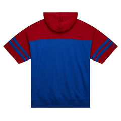 Buffalo Bills Off Field Vintage Logo Short Sleeve Pullover Hoodie - Royal on sale