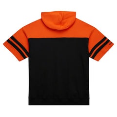 Cincinnati Bengals Off Field Vintage Logo Short Sleeve Pullover Hoodie - Black cheap