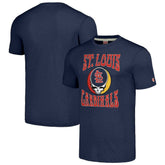 St. Louis Cardinals Homage Grateful Dead Tri-Blend T-Shirt - Navy