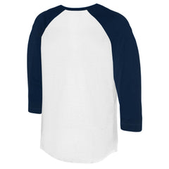 Houston Astros Tiny Turnip Unisex Gnomes 3/4-Sleeve Raglan T-Shirt - White/Navy