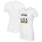 Houston Astros Tiny Turnip Women's Gnomes T-Shirt - White