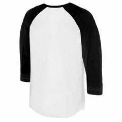 Pittsburgh Pirates Tiny Turnip Unisex Mermaid 3/4-Sleeve Raglan T-Shirt - White/Black