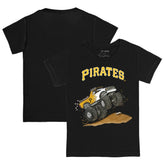 Pittsburgh Pirates Tiny Turnip Youth Monster Truck T-Shirt - Black