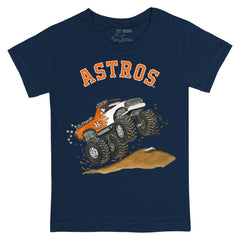 Houston Astros Tiny Turnip Youth Monster Truck T-Shirt - Navy