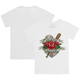 Houston Astros Tiny Turnip Youth American Traditional Rose T-Shirt - White