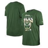 Milwaukee Bucks Unisex Summer Classics T-Shirt - Hunter Green | New Era sale