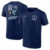 Memphis Grizzlies Split Zone T-Shirt - Navy sale