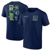Minnesota Timberwolves Split Zone T-Shirt - Navy online