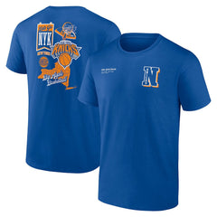 New York Knicks Split Zone T-Shirt - Blue online