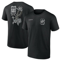 San Antonio Spurs Split Zone T-Shirt - Black for sale