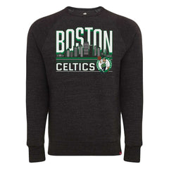 Boston Celtics Sportiqe Unisex Harmon Super Soft Tri-Blend Raglan Pullover Sweatshirt - Heather Black sale