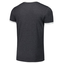 Florida Marlins Majestic Threads Ringer Tri-Blend T-Shirt - Black