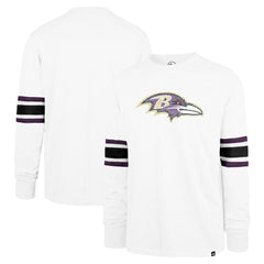 Baltimore Ravens '47 Gridiron Premier Brex Long Sleeve T-Shirt - White for sale