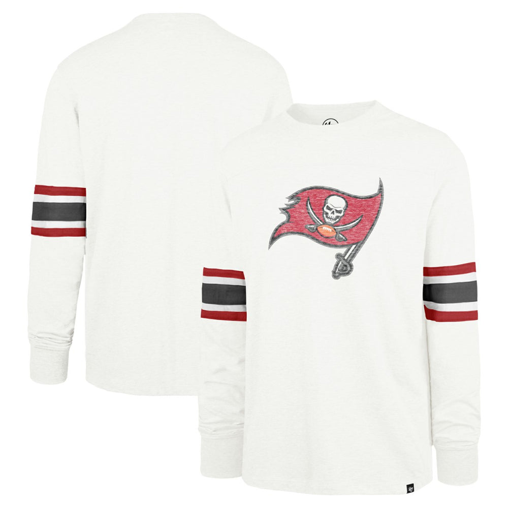 Tampa Bay Buccaneers '47 Gridiron Premier Brex Long Sleeve T-Shirt - White for sale