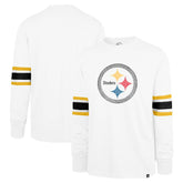Pittsburgh Steelers '47 Gridiron Premier Brex Long Sleeve T-Shirt - White discount
