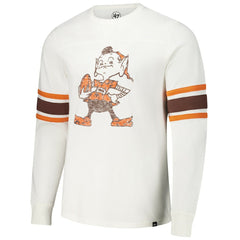Cleveland Browns '47 Gridiron Throwback Premier Brex Long Sleeve T-Shirt - White outlet