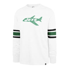 New York Jets '47 Gridiron Throwback Premier Brex Long Sleeve T-Shirt - White sale