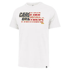 Carolina Panthers '47 Flag Script Franklin T-Shirt - White outlet