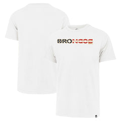 Denver Broncos '47 Flag Script Franklin T-Shirt - White on sale