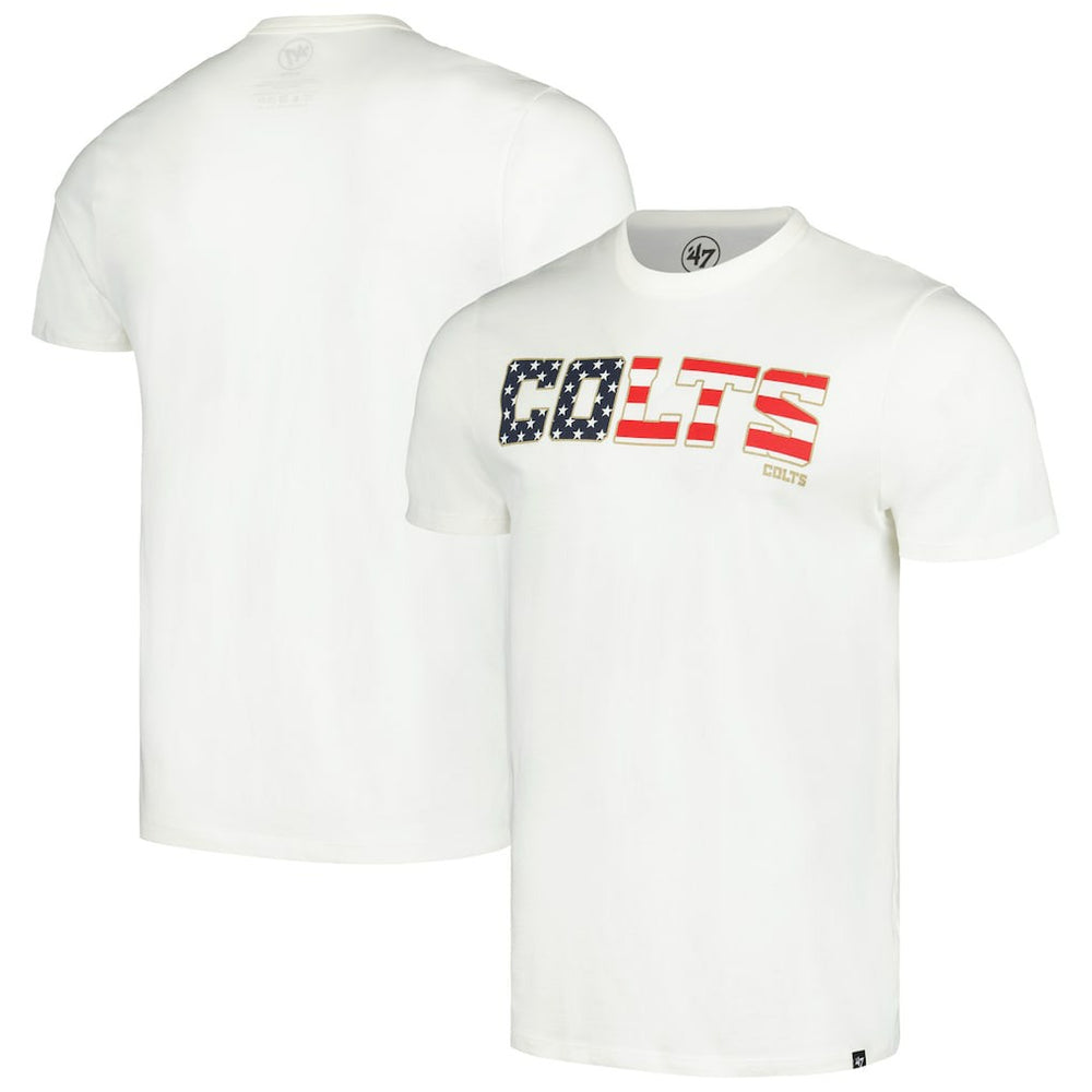 Indianapolis Colts '47 Flag Script Franklin T-Shirt - White outlet