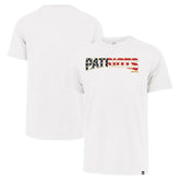 New England Patriots '47 Flag Script Franklin T-Shirt - White on sale