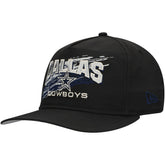 Dallas Cowboys New Era Throwback Brush Golfer Snapback Hat - Black sale