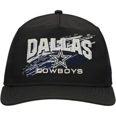 Dallas Cowboys New Era Throwback Brush Golfer Snapback Hat - Black sale