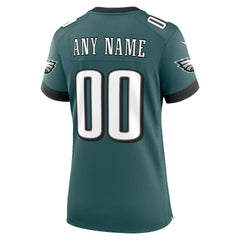 Philadelphia Eagles Women's Custom Game Jersey - Midnight Green | Nike sale