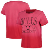 Chicago Bulls Sportiqe Women's Arcadia Sun-Dipped T-Shirt sale - Red on sale