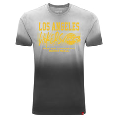 Los Angeles Lakers Sportiqe Unisex Bingham Sun-Fade T-Shirt - Black for sale