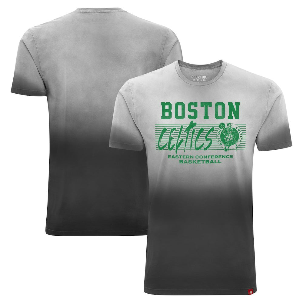 Boston Celtics Sportiqe Unisex Bingham Sun-Fade T-Shirt - Black on sale