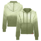 Boston Celtics Sportiqe Women's Carli Sun Fade Full-Zip Hoodie - Olive shop