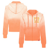 Phoenix Suns Sportiqe Women's Carli Sun Fade Full-Zip Hoodie - Orange sale