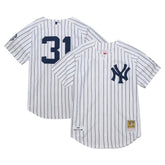 Ichiro Suzuki New York Yankees 2014 Cooperstown Collection Authentic Throwback Jersey - White | Mitchell & Ness